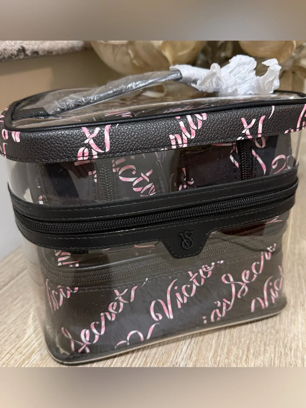 VS 4- Piece Makeup Bag Set With Top Handle